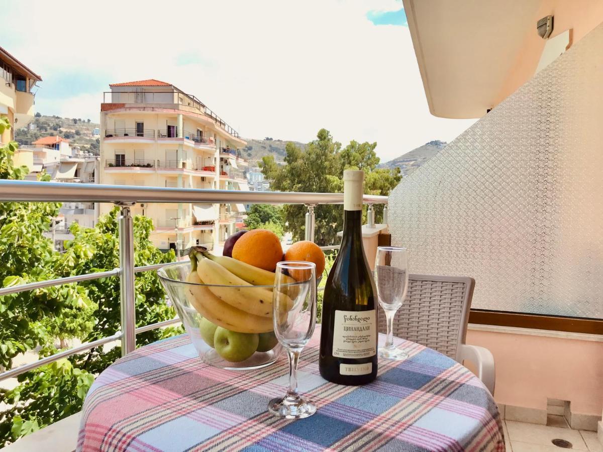 Hotel Metali Sarande Bagian luar foto